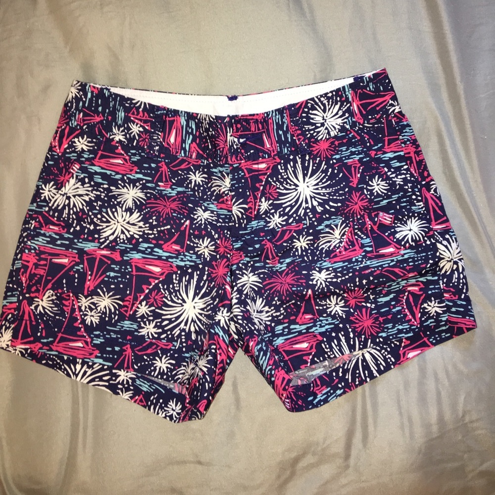 Lilly Pulitzer sparks fly print shorts